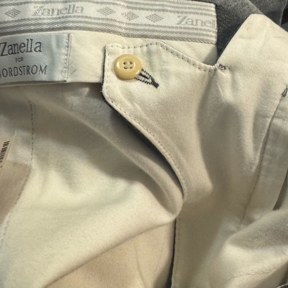 Zanella for Nordstrom Mens Wool Dress Pants Size 33 X 30 Made in Italy Academia - Picture 15 of 15